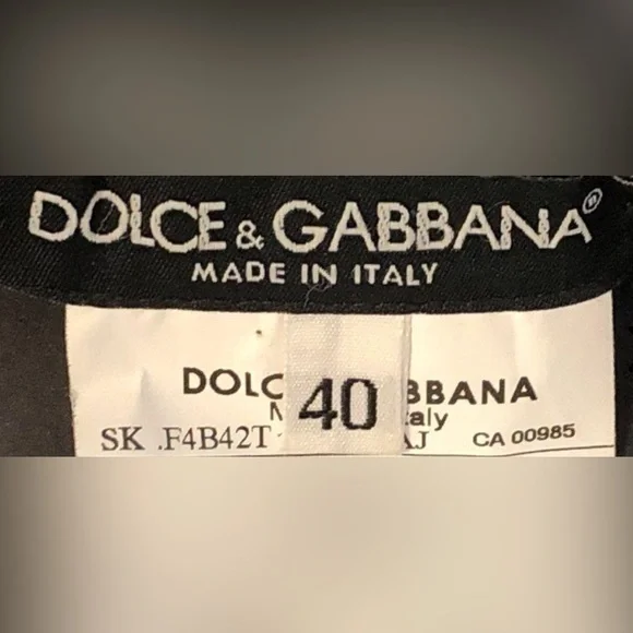 🛑 1 hour sale. Dolce & Gabbana, EU 40 US 4, Classic Black Pencil Skirt - Picture 6 of 16